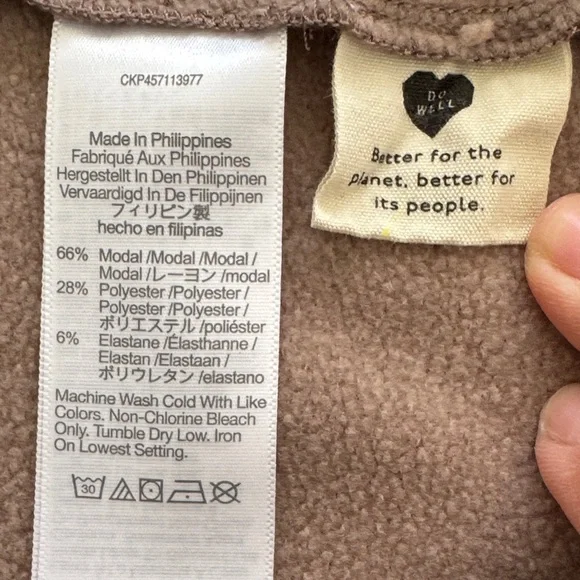 Madewell MWL Superbrushed Pull-On Jumpsuit in Telluride Stone, Medium - Picture 9 of 14